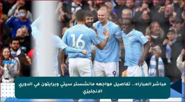 مباشر المباراة.. تفاصيل مواجهة مانشستر سيتي وبرايتون في الدوري الإنجليزي